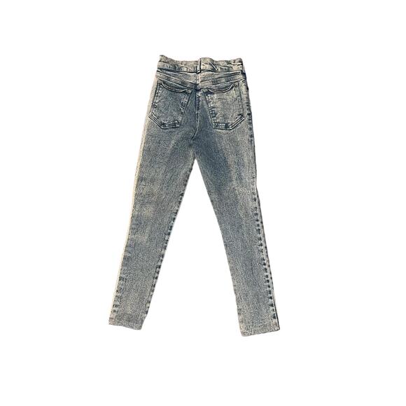 Vintage Tark'1 Paris Pants Jeans France Acid Wash High Rise Slim 2 - Picture 2 of 6